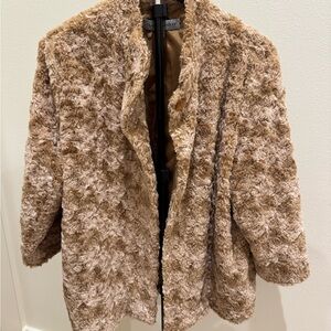 Cozy Tan Teddy Jacket